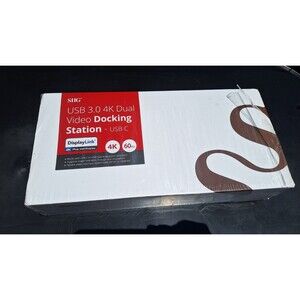 Sealed NEW IN BOX  SIIG USB 3.0 Type-C 4K Dual Video Docking Station